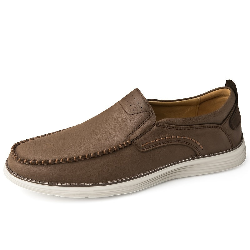 Men's Comfortable Loafer Dress Shoes with Rubber Sole