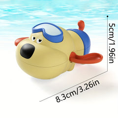 Cartoon Dog Shaped Spring Toy - Water Play Fun