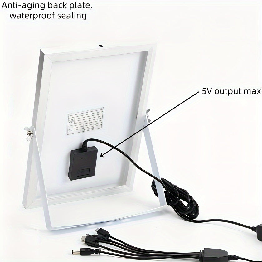 Portable 6V8W Solar Charging Board USB Fast Charge Panel
