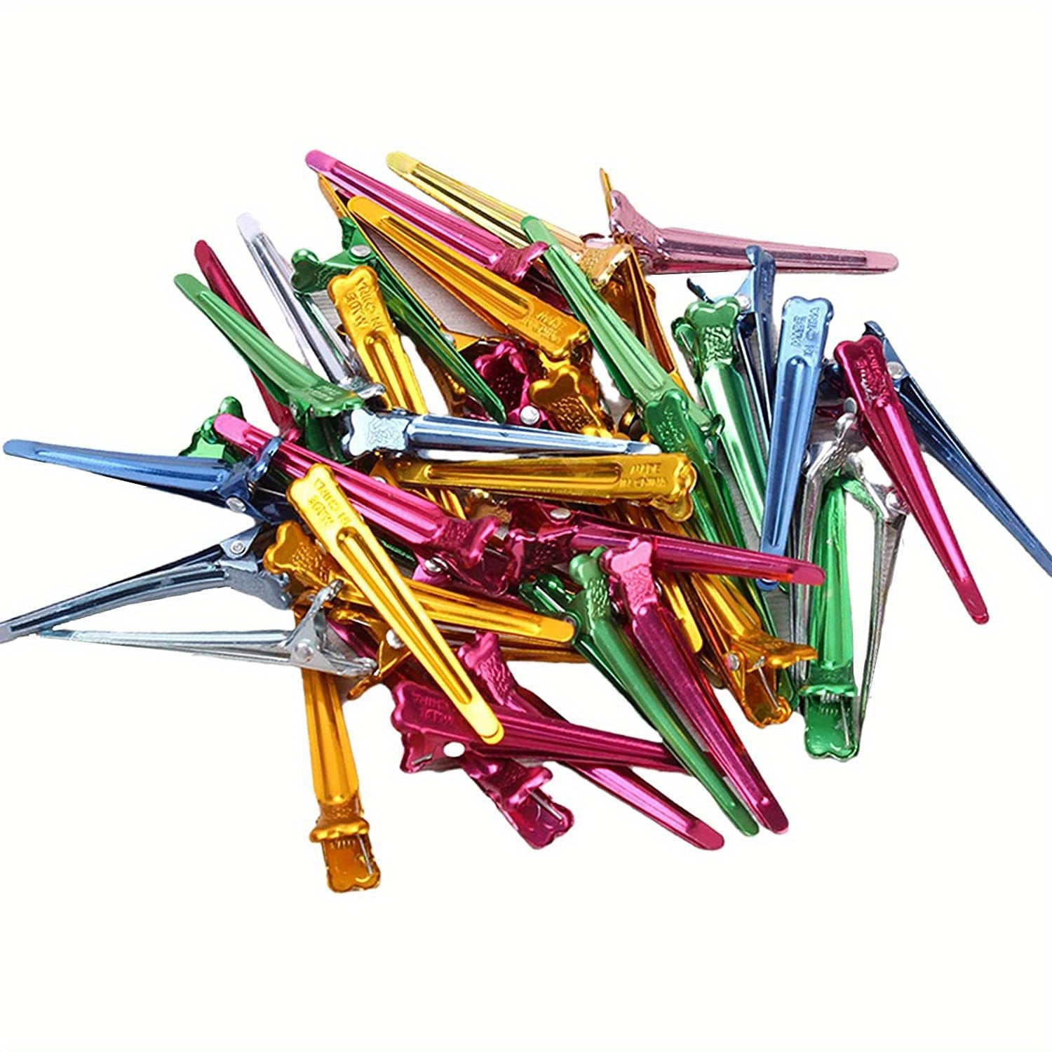 50pcs Hairpins Duckbill Thick For Hair Barber Clips Non Fixing Women Salon Slip