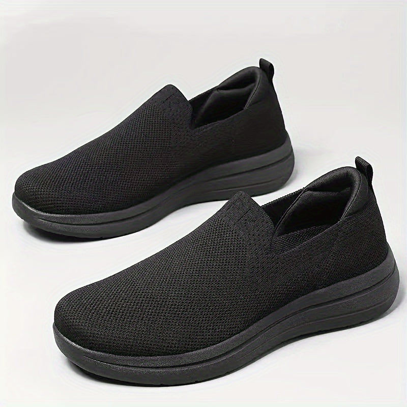 Men's Slip On Sneakers Comfy Non Slip Casual Soft Sole Shoes