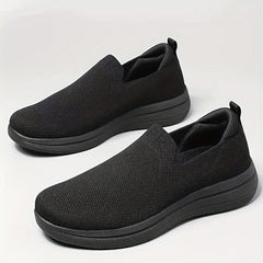 Men's Slip On Sneakers Comfy Non Slip Casual Soft Sole Shoes