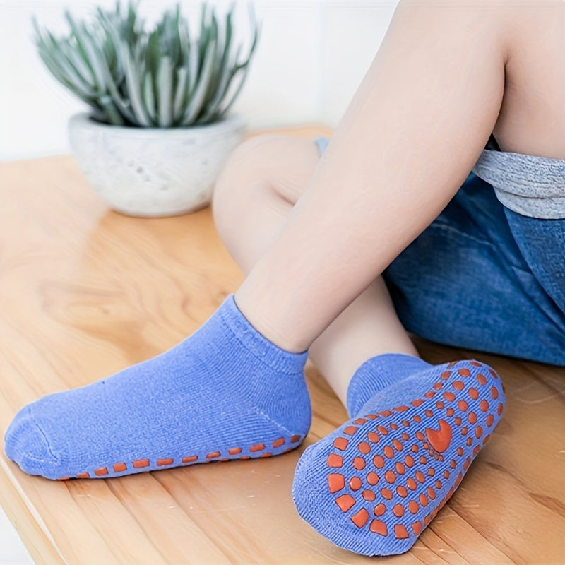 1 Pair Non-Slip Yoga Fitness Socks Soft Breathable Solid Socks