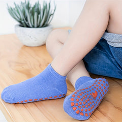 1 Pair Non-Slip Yoga Fitness Socks Soft Breathable Solid Socks