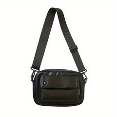 Men's Messenger Bag Solid Versatile Men's Bag Sports Diagonal Crossbody Bag