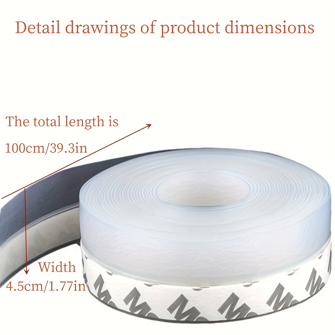 Door & Window Sealing Strip Glass Door Gap Adhesive