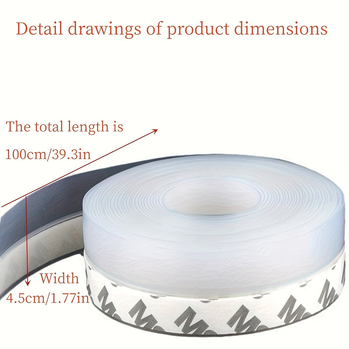Door & Window Sealing Strip Glass Door Gap Adhesive