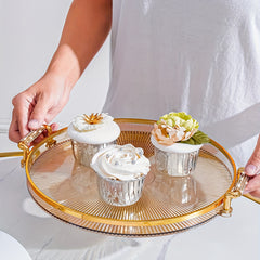 Decorative Snack Tray Cup Tray Coffee Cup Tray