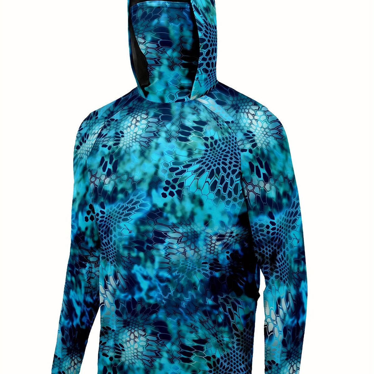 Men's Sun Protection Hoodie Long Sleeve Quick Dry Outdoor Fishing Top
