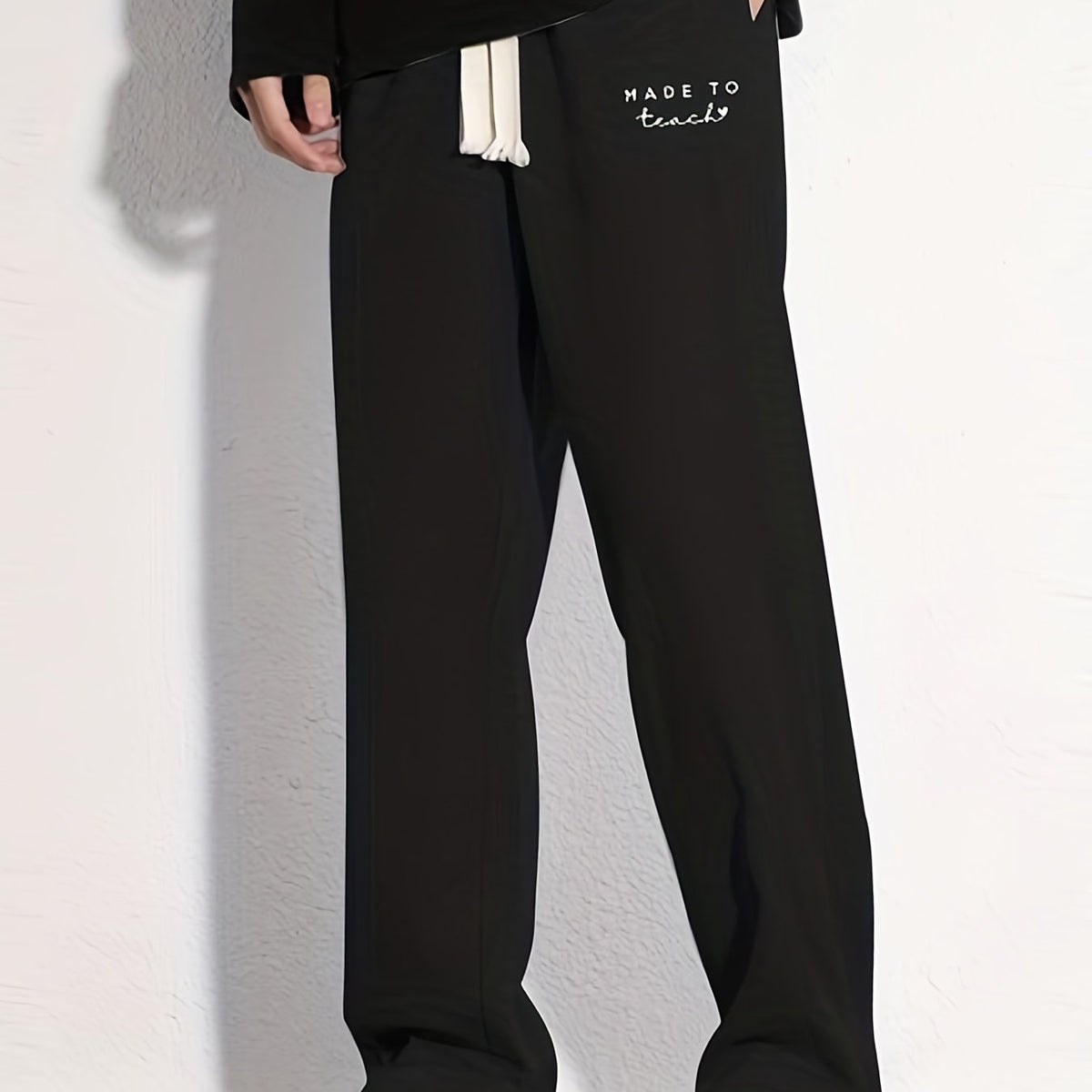 Casual Cotton Loose Fit Drawstring Pants Men's Spring Summer Outdoor
