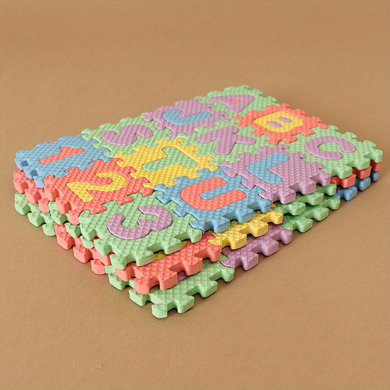 72pcs Mini Puzzle Play Mat Colorful Educational Toy for Youngsters