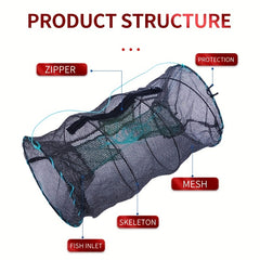 Portable Folding Crab & Fish Trap - Catch More Crabs & Shrimp!