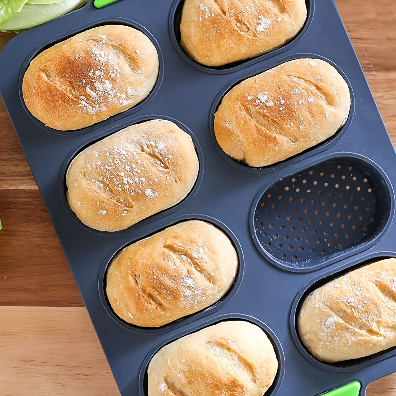 Non Stick Silicone Baguette Baking Tray with Handles