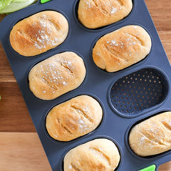 Non Stick Silicone Baguette Baking Tray with Handles