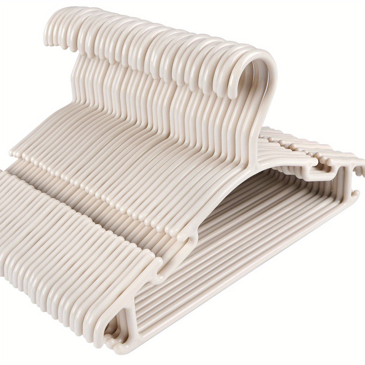 9pcs Khaki Hangers for Infants and Toddlers Newborn Clothes Hanging Racks