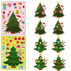 6 Sheets Christmas Make Your Own Stickers for Party Favors