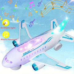Interactive LED Airplane Toy with Lights & Sounds - Perfect Gift for Kids