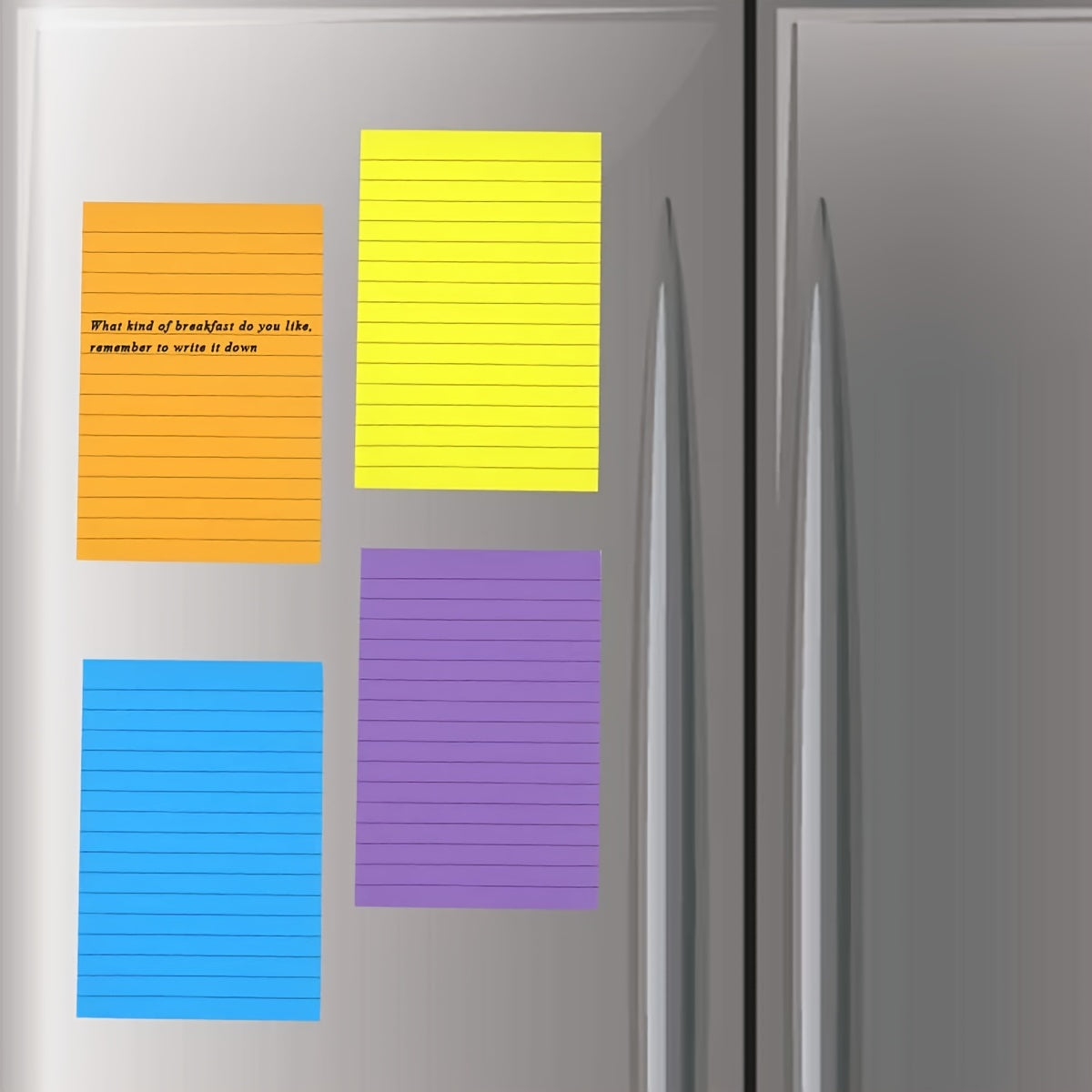 6pcs 10 4 6in Sticky Notes 50 Sheets Large Size Horizontal Lines 6 Colors