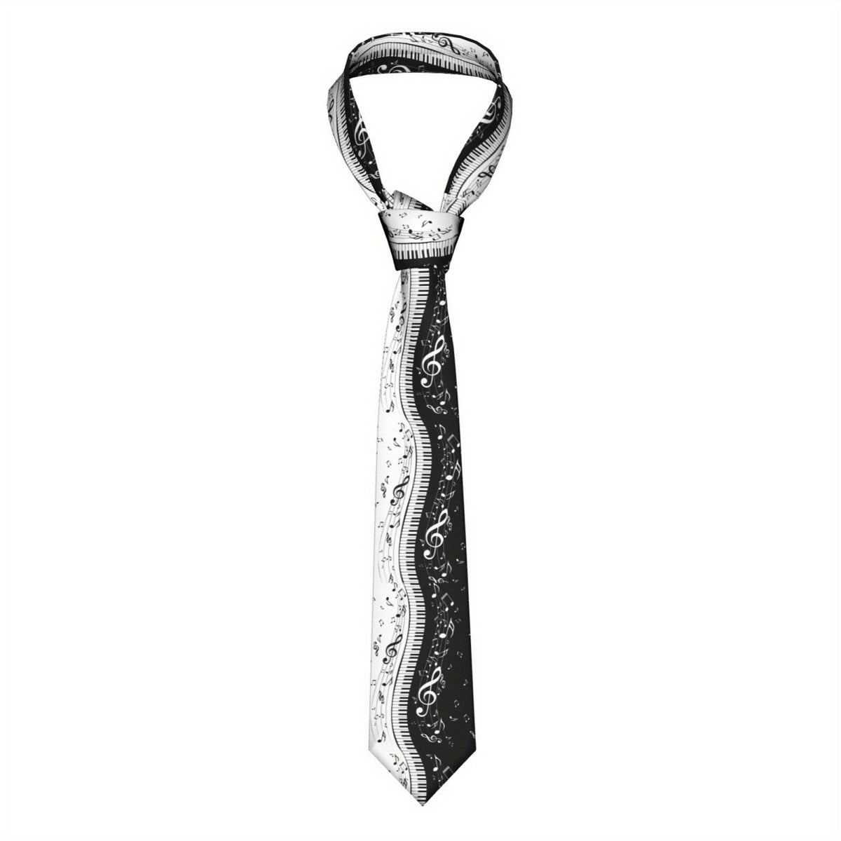 Minimalist Piano Keys Men's Tie