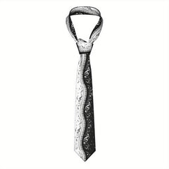 Minimalist Piano Keys Men's Tie