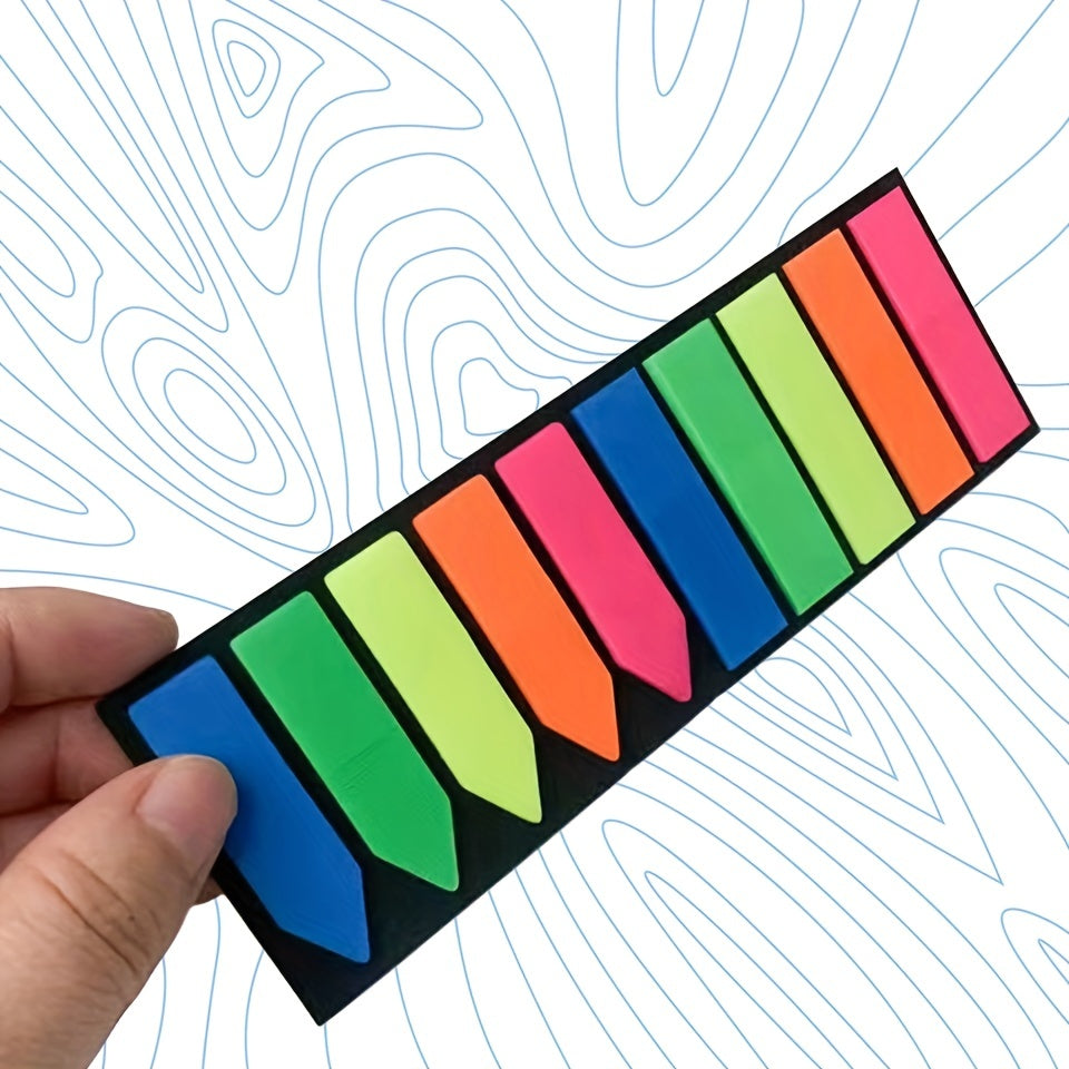 4pcs Arrow Head Transparent Index Sticky Note 10 Kinds Per 200 Labels