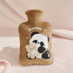 500ml 1000ml Panda Hot Water Bag Plush Safety Hand Warmer