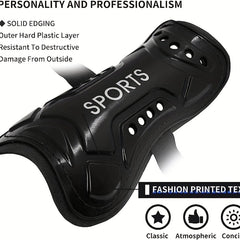 Lightweight Soccer Shin Guards for Football Games - Breathable Shin Pads