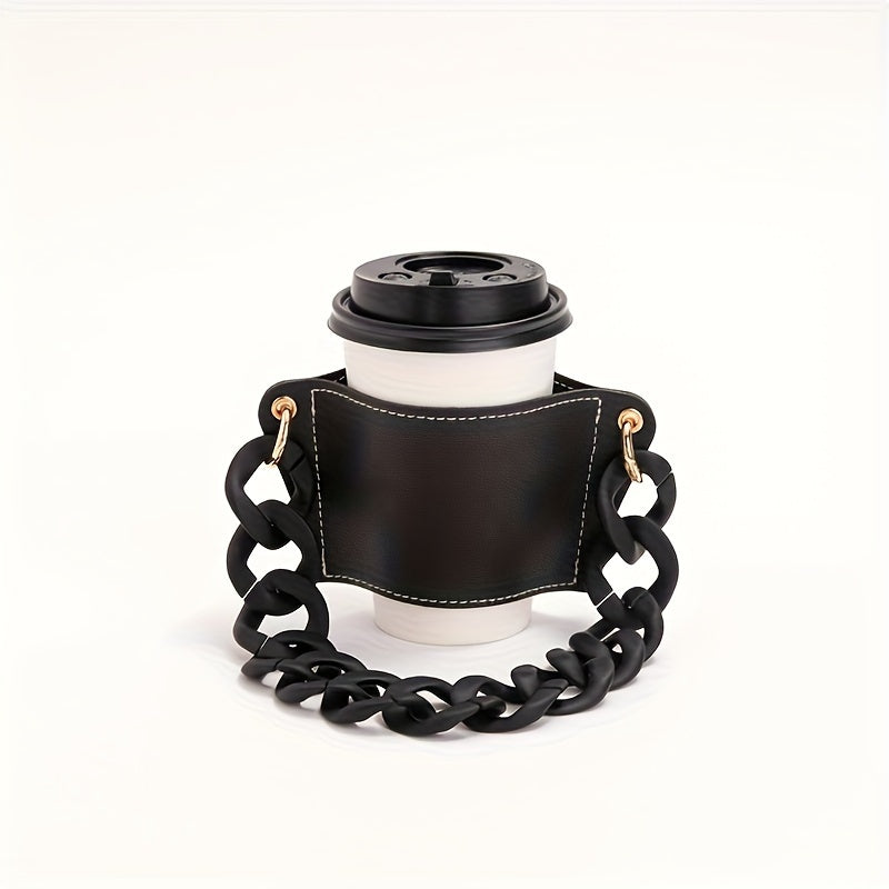 Cup Protective Cover With Chain Handle Anti Scald Cup Holder Cup Accessories