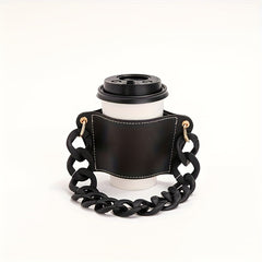 Cup Protective Cover With Chain Handle Anti Scald Cup Holder Cup Accessories