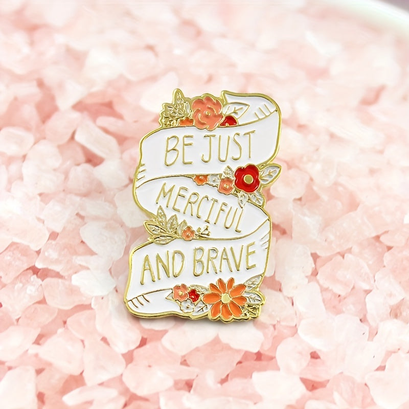 Fresh Flower Ribbon Brooch