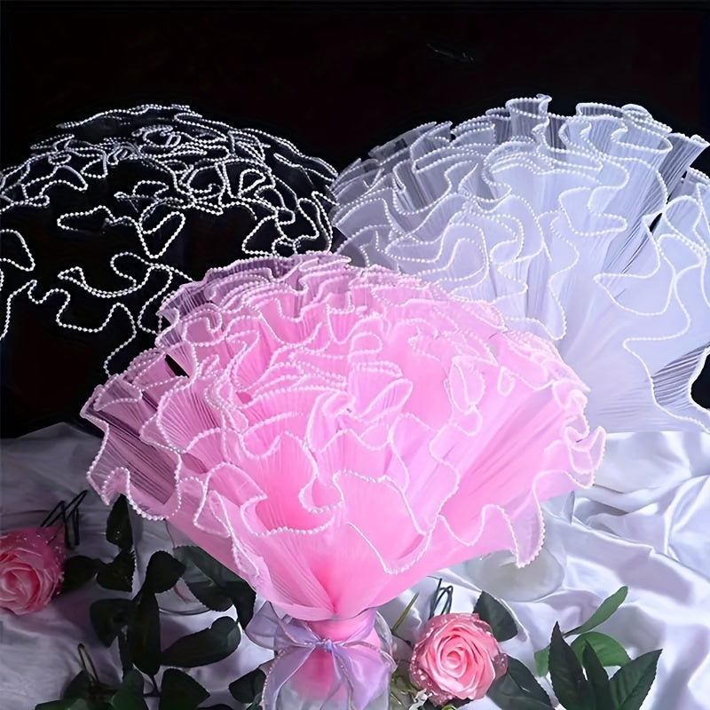 11m Flower Wrapping Mesh Paper - Wedding & Birthday Supplies
