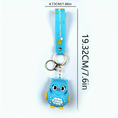 Owl Keychain Pendant for Car Keys Backpacks Wallets