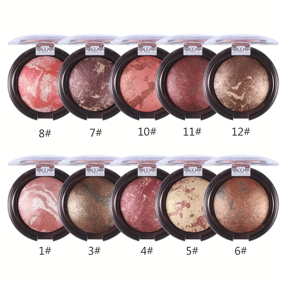Multifunctional Blusher Makeup Baking Eyeshadow Baked Powder Blush