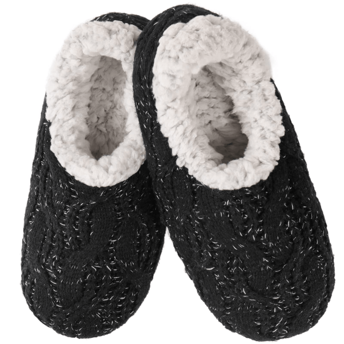 Women's Cozy Fleece Slip-On Slippers Soft Bottom Warm House Shoes