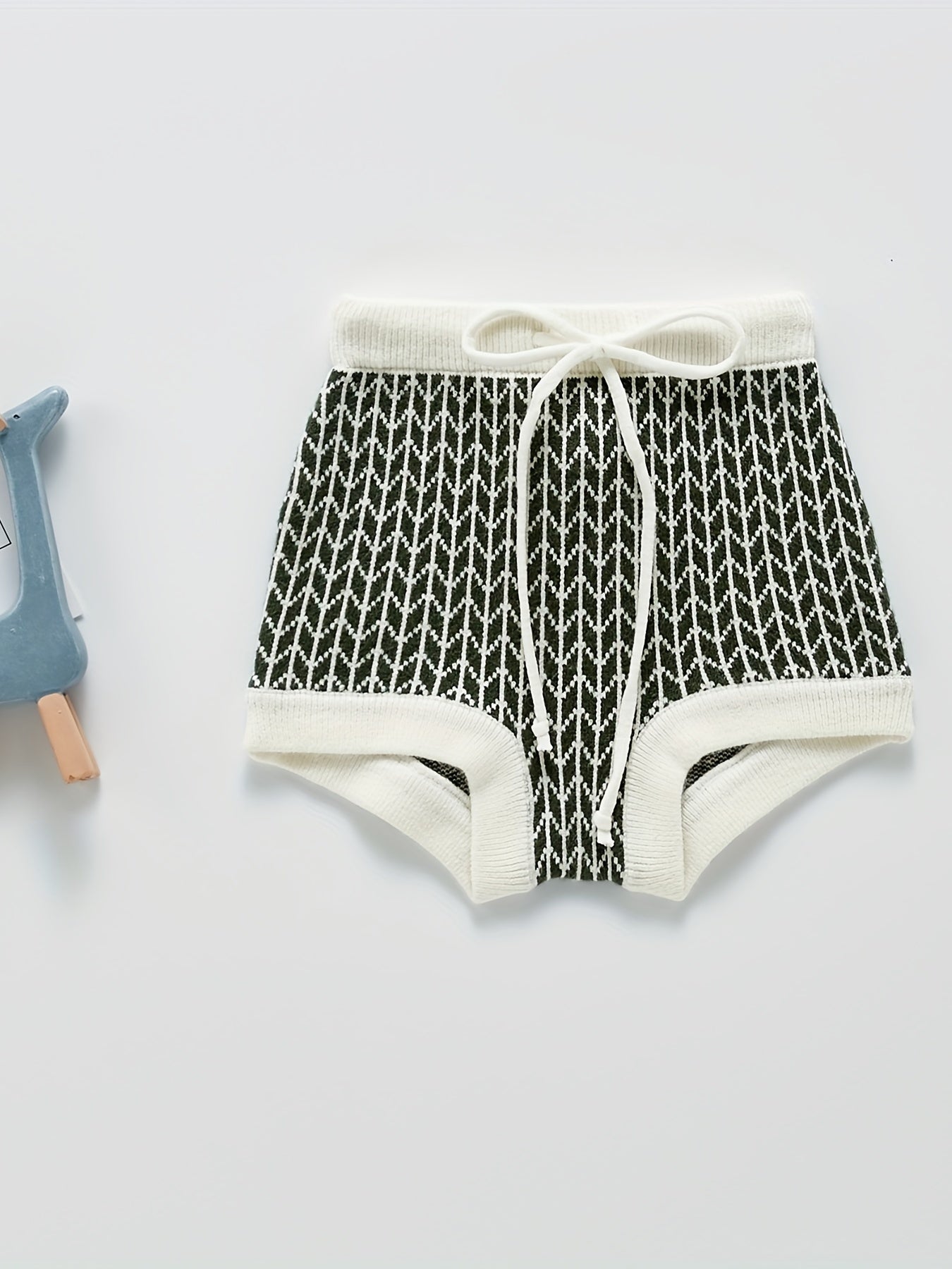 Baby Cotton Striped Pants Drawstring Short Pants