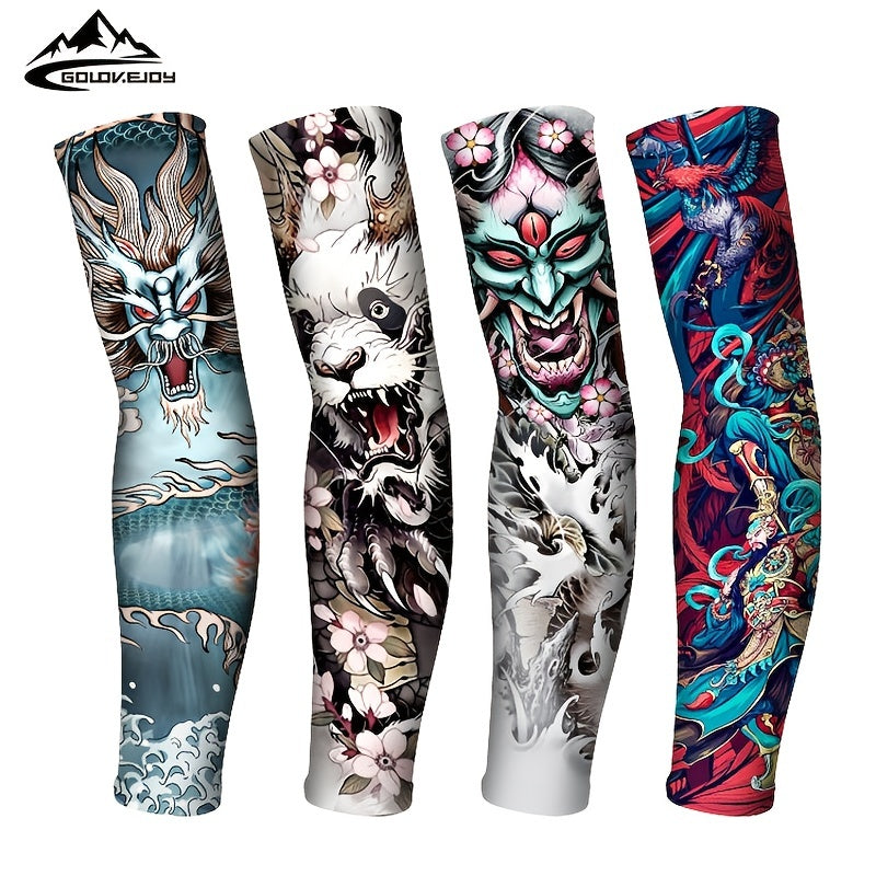 UV Protection Tattoo Arm Sleeves for Men and Women