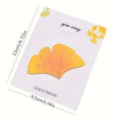 30 Sheets N Times Sticky Leaves Notes, Unisex Message Paper Strips