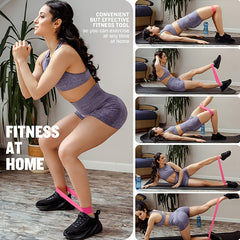 TPE Resistance Bands for Yoga Squat Pilates Fitness