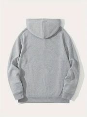 Heart Shape Print Hoodie Men's Graphic Pullover Hoodie
