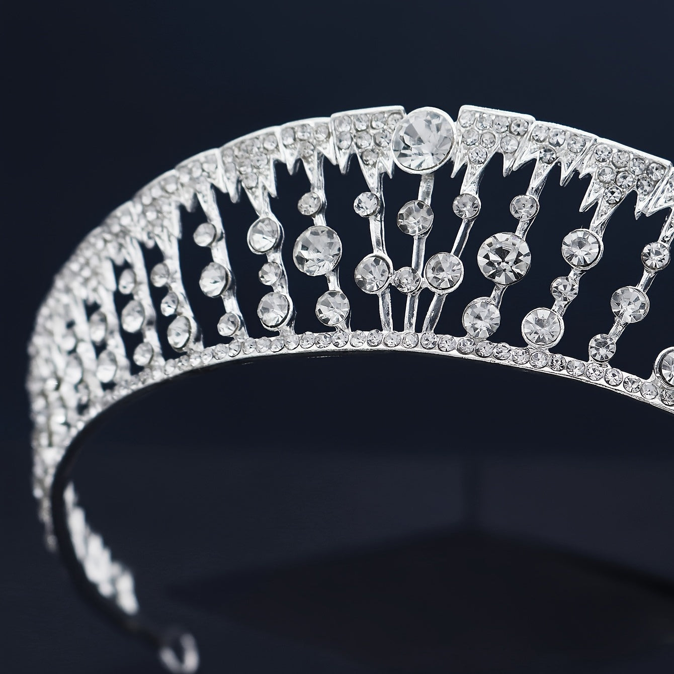 Crystal Tiara Hairband for Bride Wedding Party