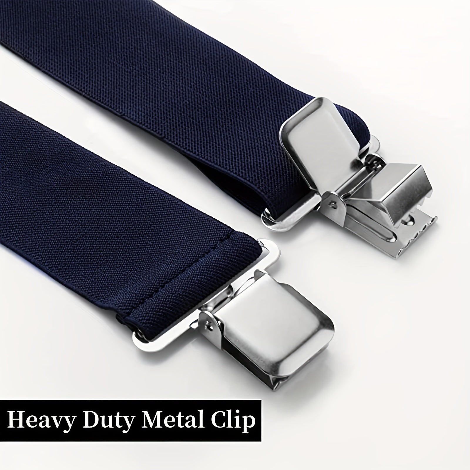 Men's Adjustable Elastic Suspenders with Comfortable Straps