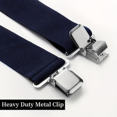 Men's Adjustable Elastic Suspenders with Comfortable Straps