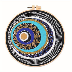 Ethnic Elements Cross Stitch Embroidery DIY Kit for Home Decoration