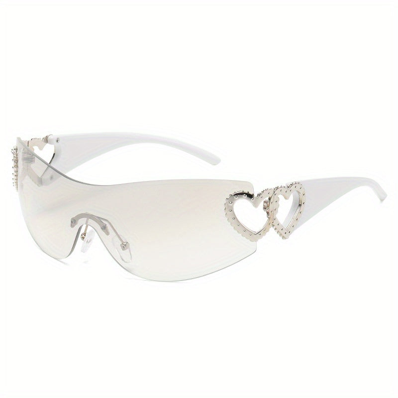 Y2K Wrap Around Sunglasses Gradient Lens Glasses UV400