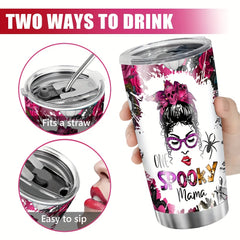 20oz Stainless Steel Insulated Tumbler Coffee Cup - Keeps Beverages Cold and Hot