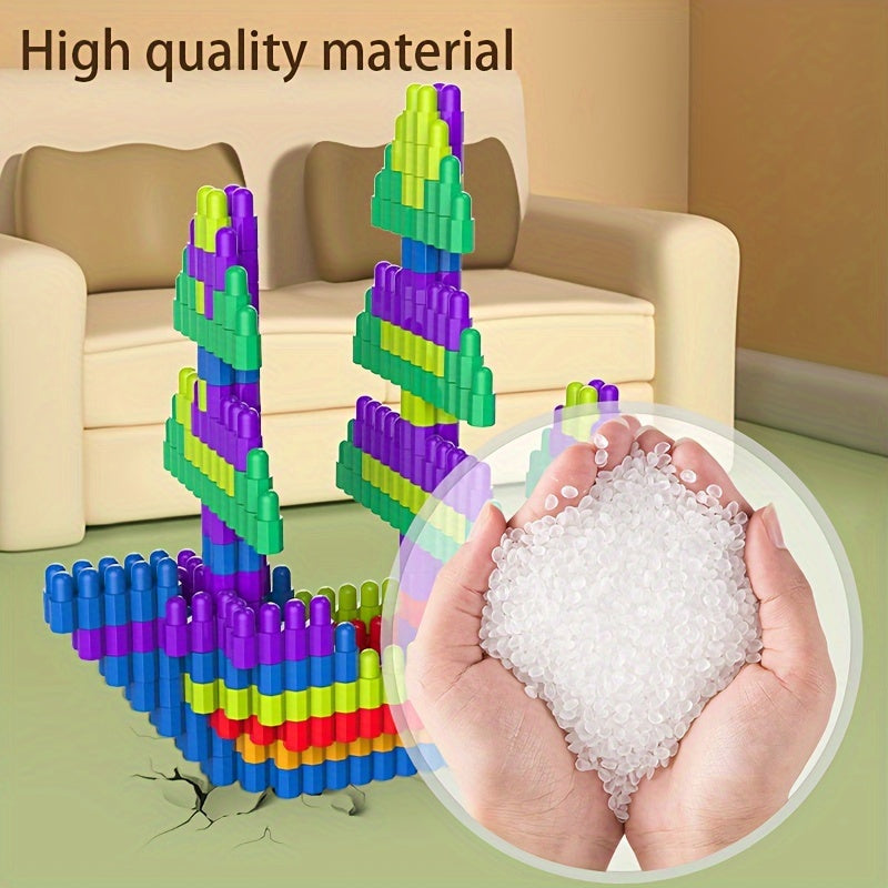Rocket Bullet Blocks for Kids DIY Play Enhances Creative Thinking