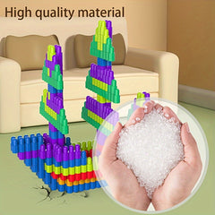 Rocket Bullet Blocks for Kids DIY Play Enhances Creative Thinking