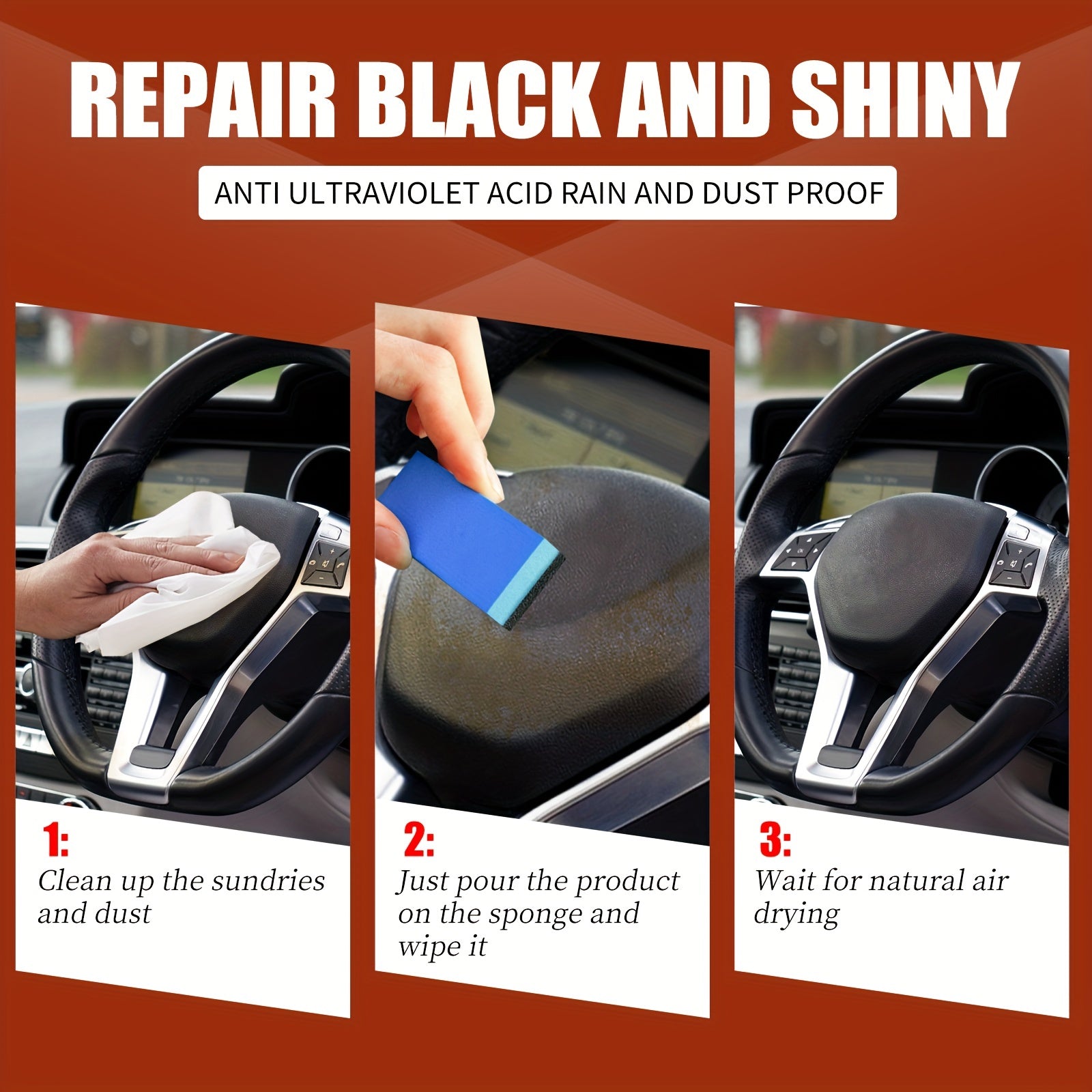 Car Interior Dashboard Plastic Refurbishment Agent