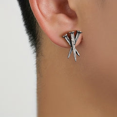 Men's Three Nails Earring for Unisex