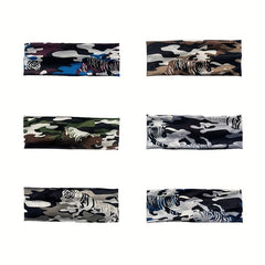 Men's Camouflage Ice Silk Headband for Sports